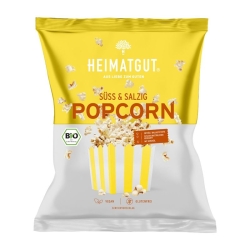 Heimatgut Popcorn Sue? & Salzig Bio Beutel 90g
