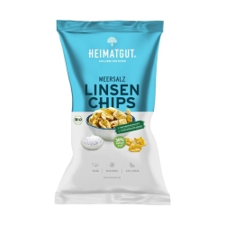 Heimatgut Linsen Chips Meersalz Bio 75g