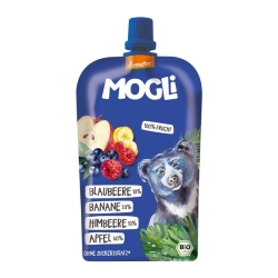 Mogli Trink Obst Blaubeere-Banane Bio Beutel 120g