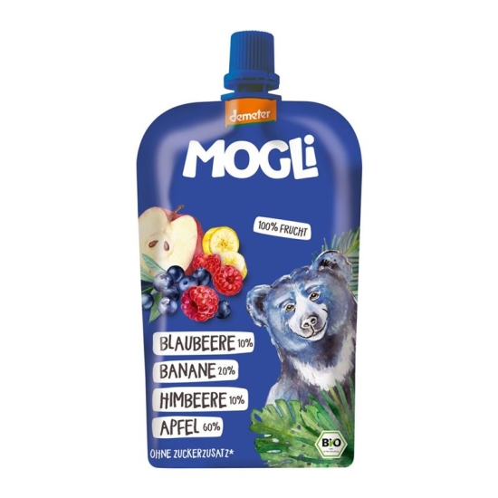 Mogli Trink Obst Blaubeere-Banane Bio Beutel 120g buy online