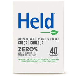 Held Waschpulver Color Zero Karton 3kg