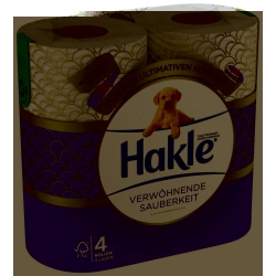 Hakle Toilettenpapier Verwöhnende Sauberkeit 4 Stück