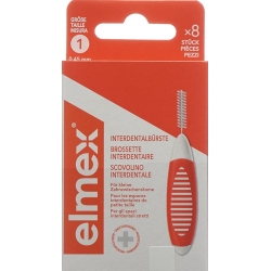 Elmex Interdental Brushes 0.45mm Orange 6 pieces