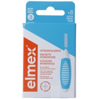 Elmex Interdental Brushes 0.6mm Blue 6 pieces