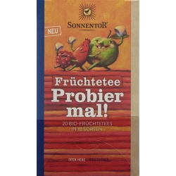 Sonnentor Probier Mal! Früchtetee Beutel 20 Stück