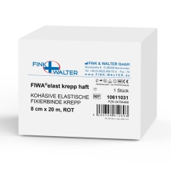 Fiwa Elastisch Fixierbinden Krepp Haft 8cmx20m Rot