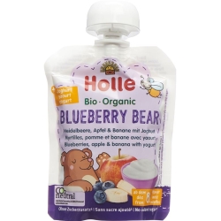 Holle Blueberry Bear Pouchy Heide Apf Ban Jog 85g
