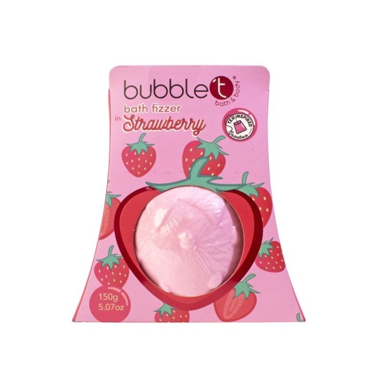Bubble T Fruitea Bath Fizzer Strawberry 150g buy online