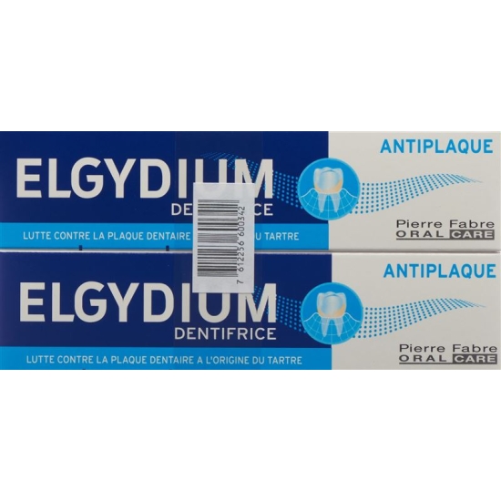 Elgydium Anti-Plaque Zahnpasta Duo 2x 75ml buy online