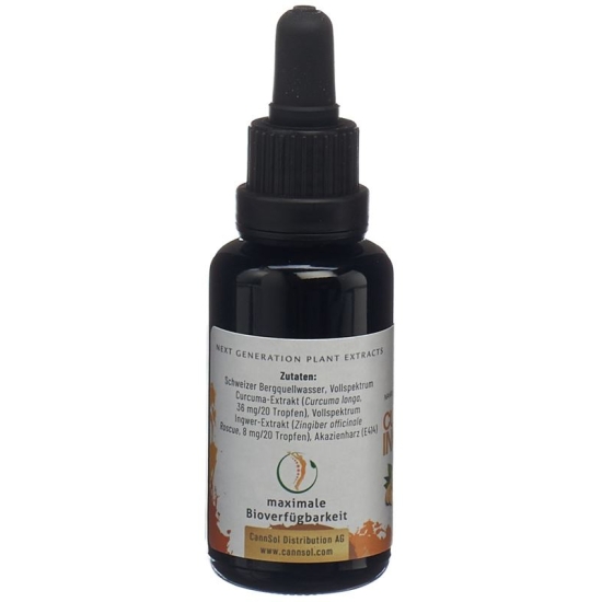 Cannsol Curcuma Ingwer Max Bioverf Pip Flasche 30ml buy online