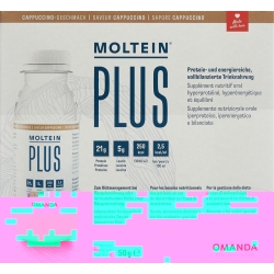 Moltein Plus 2.5 Cappuccino 6 Flasche 50g