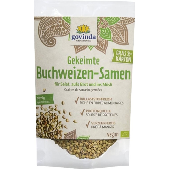 Govinda Gekeimte Buchweizen-Samen 125g buy online