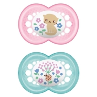 Mam Original Nuggi Silikon 6-16m Girl