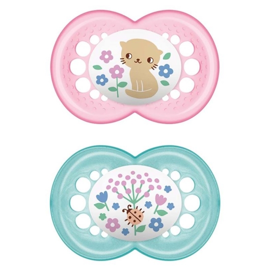 Mam Original Nuggi Silikon 6-16m Girl buy online