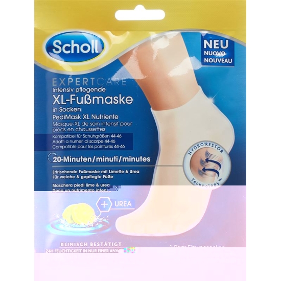 Scholl Expert Care Refreshing Foot Mask XL 1 pair buy online