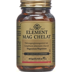 Solgar Element Mag Chelat Tabletten (neu) Flasche 100 Stück