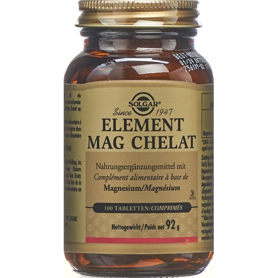 Solgar Element Mag Chelat Tabletten (neu) Flasche 100 Stück buy online