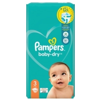 Pampers Baby Dry Grösse 3 6-10kg Midi Sparpack 54 Stück