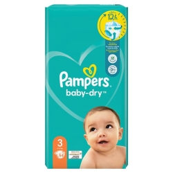 Pampers Baby Dry Grösse 3 6-10kg Midi Sparpack 54 Stück
