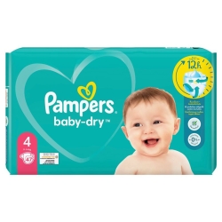 Pampers Baby Dry Grösse 4 9-14kg Maxi Sparpack 47 Stück