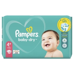 Pampers Baby Dry Grösse 4+ 10-15kg Maxi Pl Sparp 43 Stück