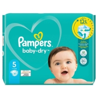 Pampers Baby Dry Grösse 5 11-16kg Jun Sparpack 41 Stück
