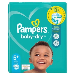 Pampers Baby Dry Grösse 5+ 12-17kg Jun Pl Sparpa 37 Stück