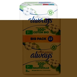 Always Ultra Bandage Cotton Normal with Wings 22 Pieces