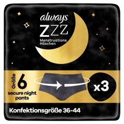 Always Menstrual panties S/M 3 pieces