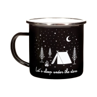 Herboristeria Emaille Tasse Let's Sleep Under Star