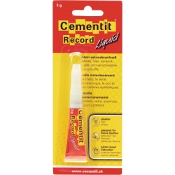 Cementit Record Sekundenkleber Liquid 3g