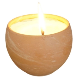 Naturgut Rapswachskerze Cranberry/papaya 150g
