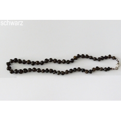 Amberstyle Bernstein 32cm Schwarz Karabinerver