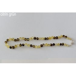 Amberstyle Bernstein 32cm Citrin Grün Magnetversc