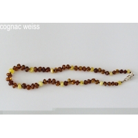 Amberstyle Bernstein 32cm Cogn Weiss Magnetversch