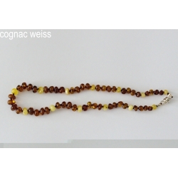Amberstyle Bernstein 32cm Cogn Weiss Magnetversch
