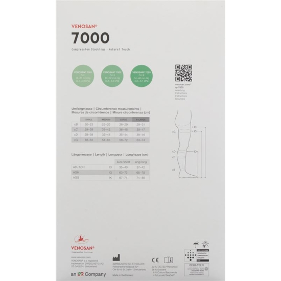 Venosan 7002 A-gh Kkl2 S Kurz Ges Hr Beige 1 pair buy online