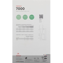 Venosan 7002 A-gh Kkl2 S Kurz Ges Hr Black 1 pair