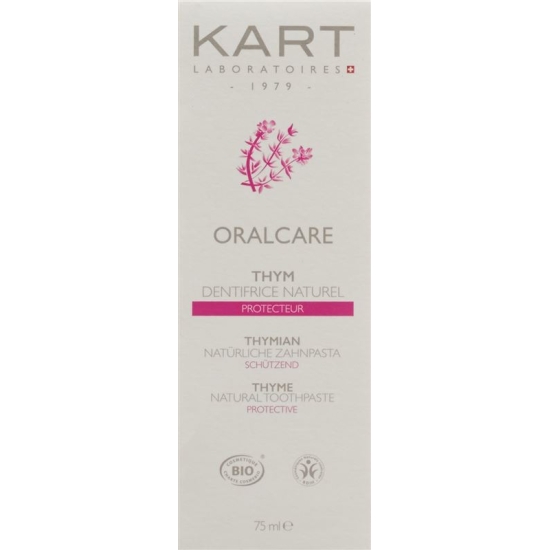 Kart Zahnpaste Lehm Oralcare Thymian 75ml buy online