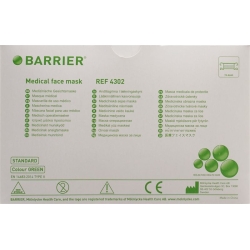 Barrier OP Masken Basic Grün Typ II Binden 50 Stück