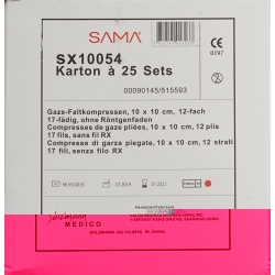 Sama Gaze-Kompresse 10x10cm 12-fach 25x 2 Stück