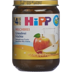 Hipp Milchbrei Griessbrei Früchte 190g