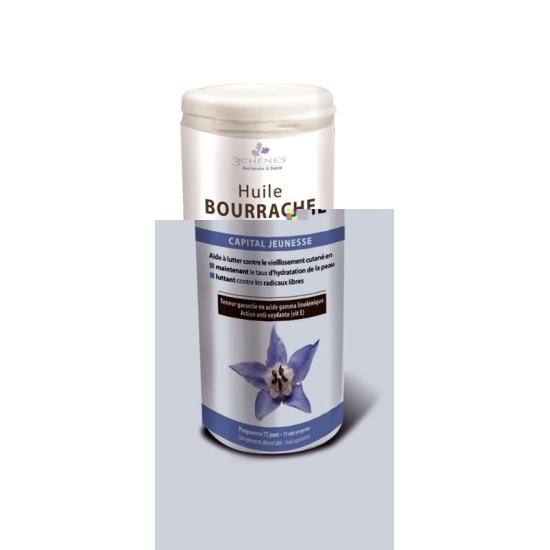 3 Chenes Huile Bourrache Kapseln Capit Jeunes 150 Stück buy online