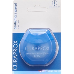 Curaprox DF 834 dental floss 50m waxed Mint