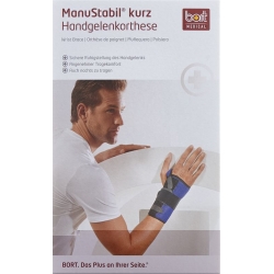 Bort Manustabil Handgelenk Kurz Grösse M Links Schwarz