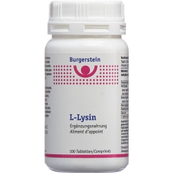 Burgerstein L-Lysin tablets Ds 100 pieces
