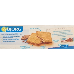 Bjorg Biscuit Fourres Chocolat Lait 225g