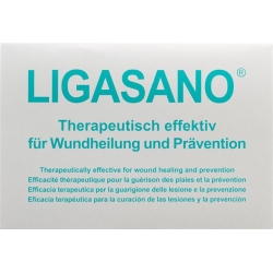 Ligasano Schaumstoff Kompressen 10x10x1cm Steril 10 Stück