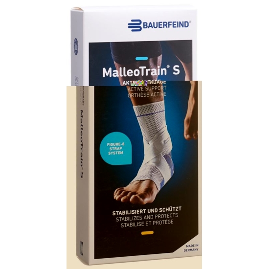 MalleoTrain S Aktivbandage Sprunggelenk Grösse 3 Rechts Titan buy online