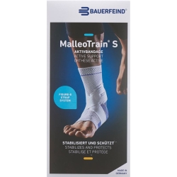 MalleoTrain S Aktivbandage Sprunggelenk Grösse 2 Links Titan